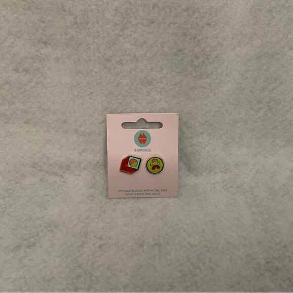 Meow Wolf Flat Bill Hat and Greebles Stud Earrings NWT - Picture 6 of 9